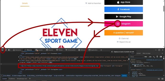 url button footer 2