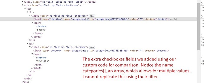 Our Custom Code render