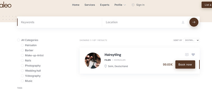 Desktop Listing